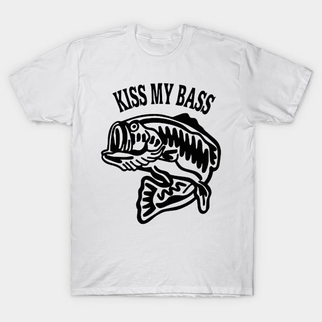 Kiss My Bass T-Shirt by the kratingdaeng